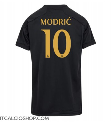 Real Madrid Luka Modric #10 Terza Maglia Femmina 2023-24 Manica Corta